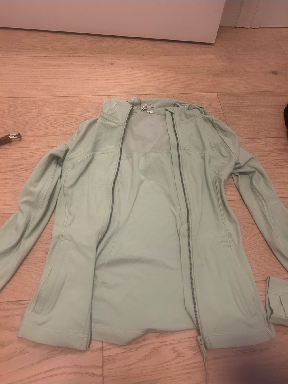 lululemon athletica Light Mint Green Scuba Full-Zip Hoodie